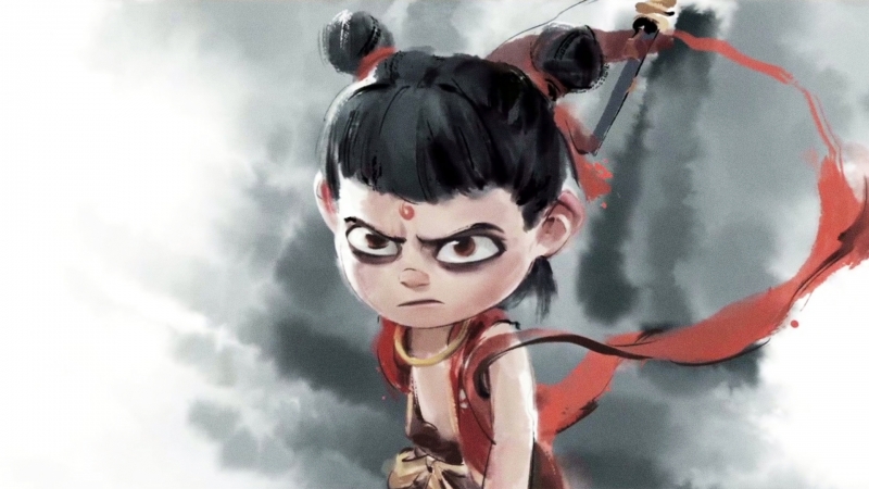 《哪吒2魔童闹海》水墨风桌面壁纸来了 多尺寸高清可选