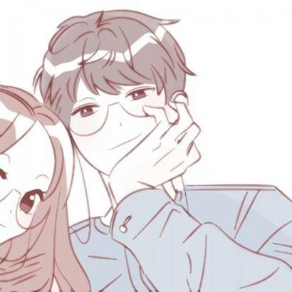 卡通动漫情侣头像来啦！一左一右高清款共28张