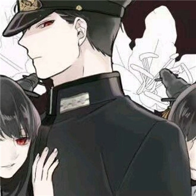 24张二男一女动漫三人情头 高清好看的系列头像