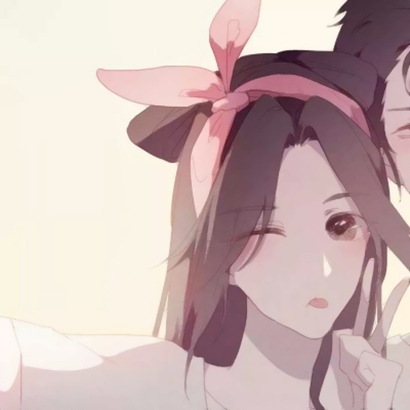 20张高清好看的微信动漫二次元情侣头像合集