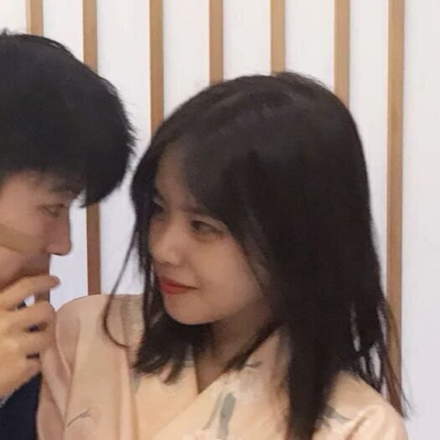 复古风真人双人QQ情侣头像 8组双人两图款