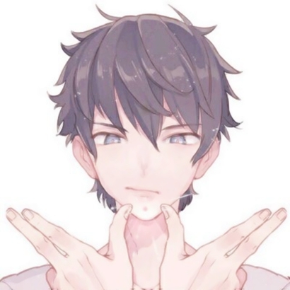 18组卡通风一男一女情侣头像合集