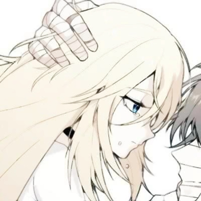 一对两张男女漫画情头！高清好看的一左一右动漫情侣头像合集（28张）