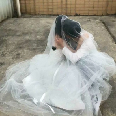 20组浪漫婚纱情侣头像 高清一对两张