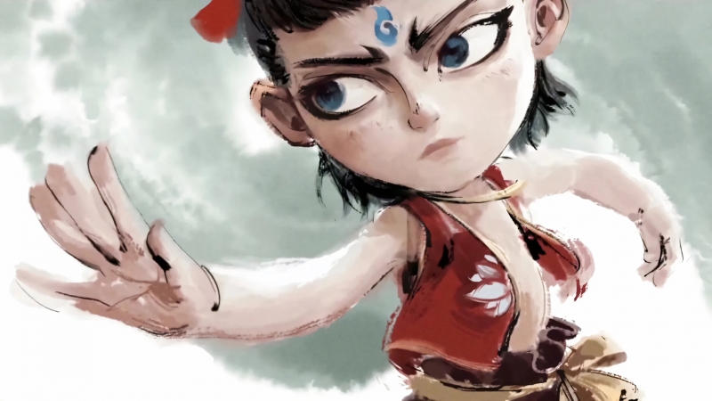 水墨风哪吒电脑桌面壁纸来了