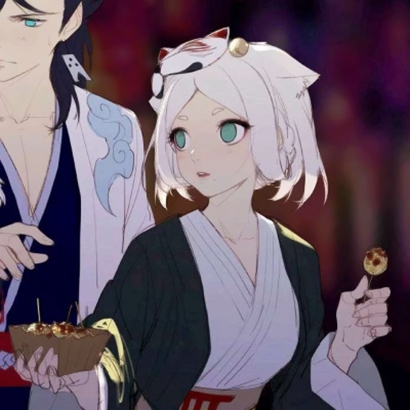 14组高清QQ动漫情侣头像 一左一右超好看