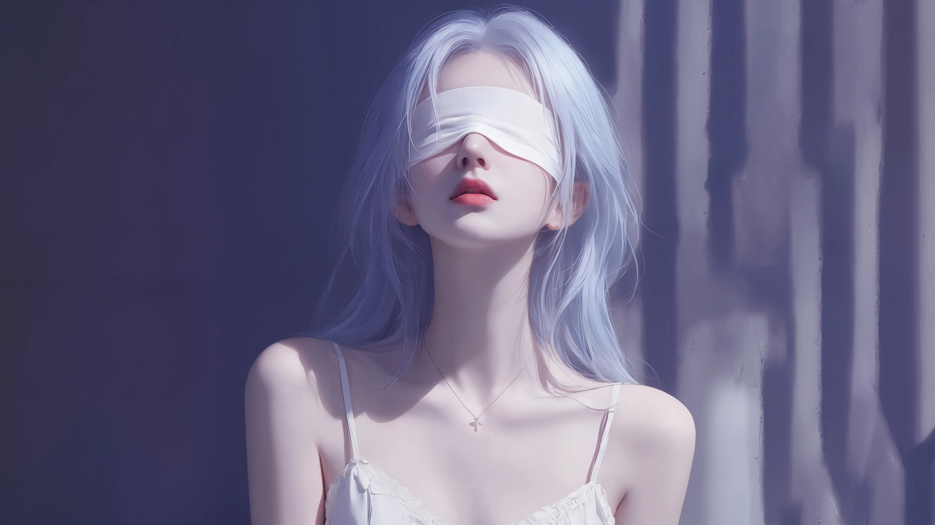 唯美蒙眼女神高清动漫壁纸分享