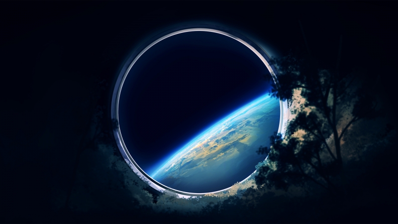 深色系动漫宇宙风景壁纸 适配多尺寸电脑桌面