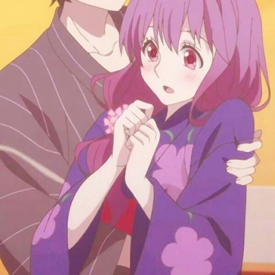 超甜！12组动漫情侣亲吻头像合集