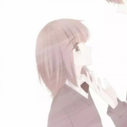 36张高清暖心动漫情侣头像 一男一女分开款QQ情头