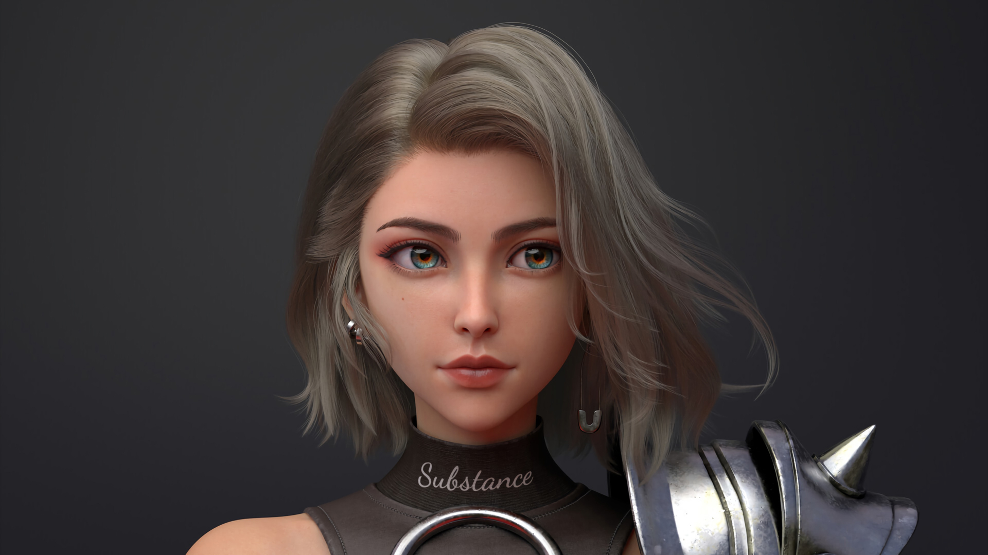 短发3D美女脸部高清动漫壁纸下载合集