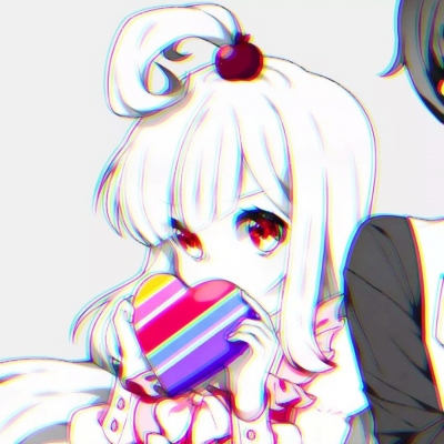 黑暗系拉满！12张一左一右黑白红瞳动漫情头合集