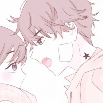 36张软萌浅粉卡通情侣头像 高清好看又可爱