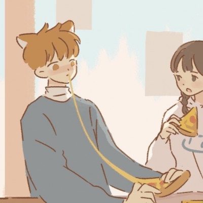 14张治愈又暖心的动漫情侣头像，简单又有爱