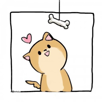 30张高清白边可爱简约上下情侣头像 一站式合集来了