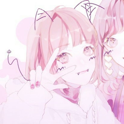 16张双女生动漫情侣QQ头像 适配女生配对使用