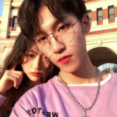 18张高清真人唯美情侣头像 氛围感拉满