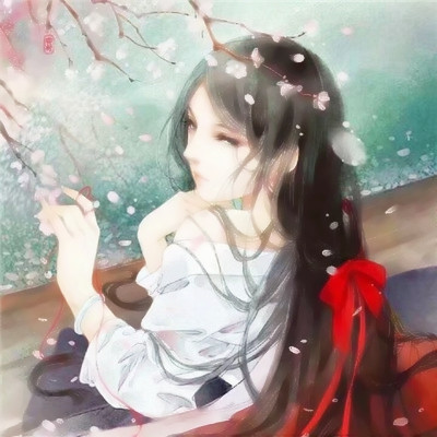 一左一右白衣古风情头！16张高清古风情侣头像合集