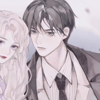 20组成对的二次元卡通情侣头像，左右分镜超适配！