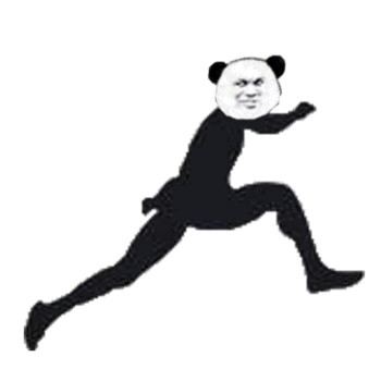 这套熊猫人剪影表情包，玩梗玩得太魔性了