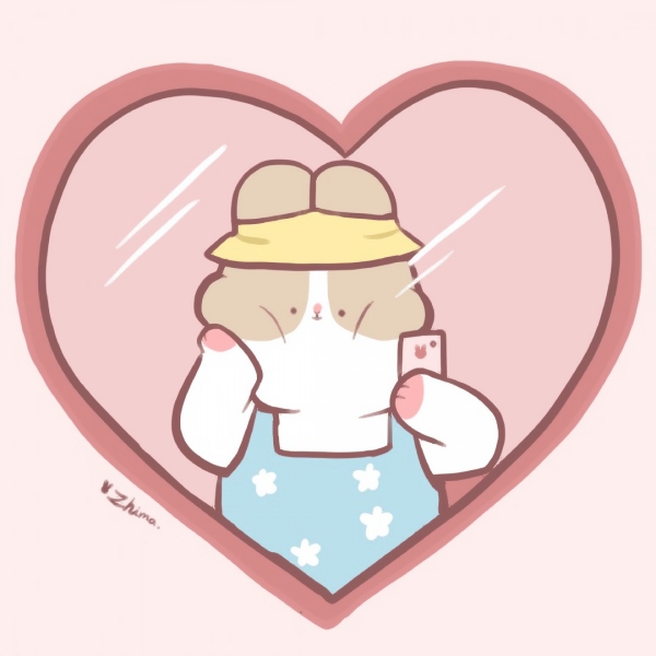 22张超萌卡通情侣头像来啦 每一张都软乎乎的