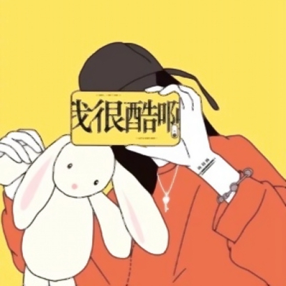 微信卡通情侣头像 冷酷一男一女酷感拉满（共12张）