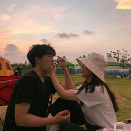 情侣空间真人露脸超甜头像合集 共14张高清图