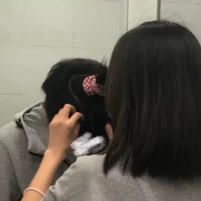 超甜真人双人情侣头像 16张合集