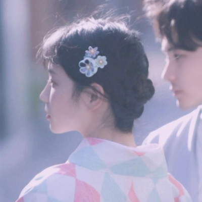 16组高清真人古风汉服情头 一对两张的古装情侣头像