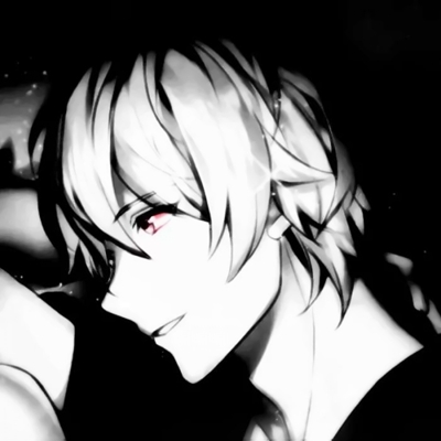 黑白丧系动漫情侣头像带血 10张超好看的漫画情头