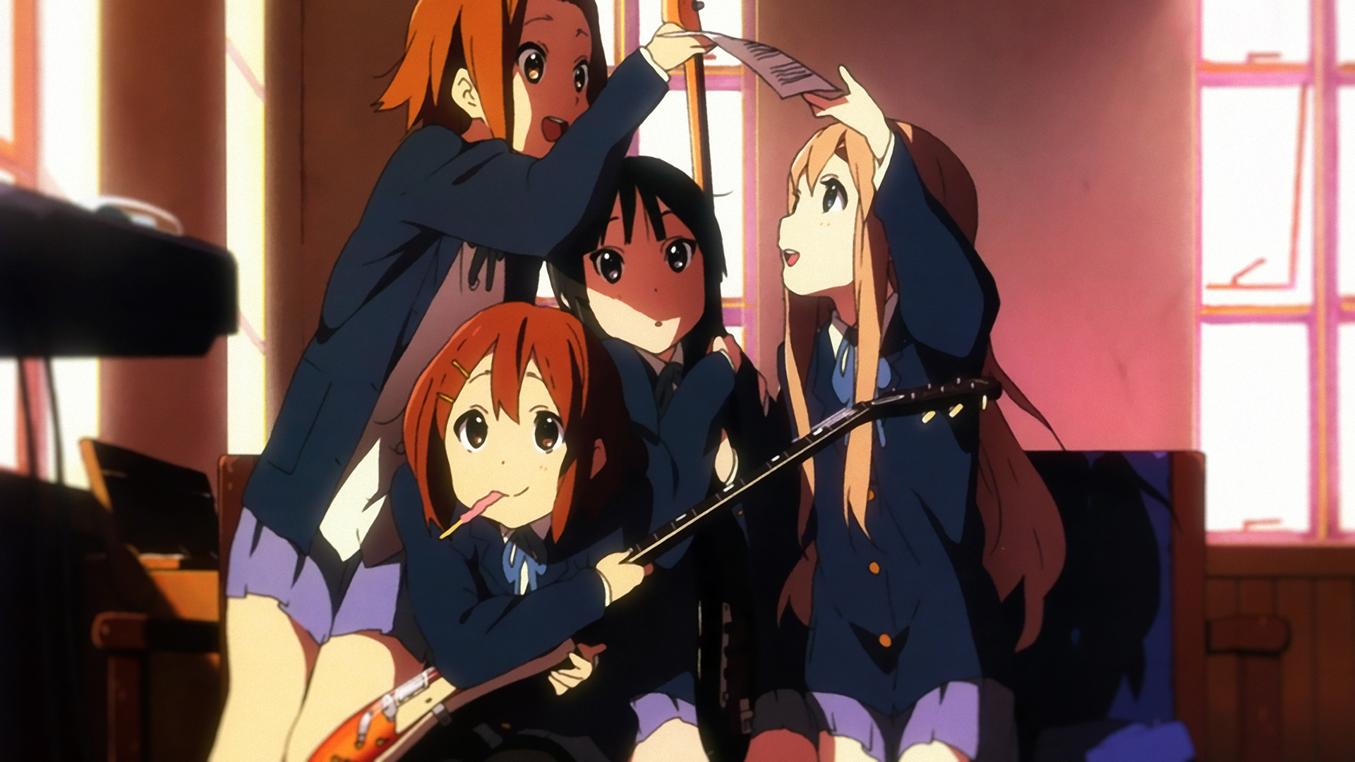 可爱轻音少女2K高清动漫壁纸来啦