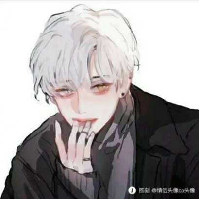 漫画版情侣头像合集 36张好看的一对头像