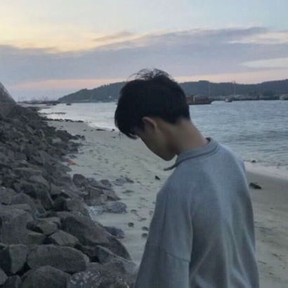 8张高清好看的背影或侧面情头 情侣头像合集