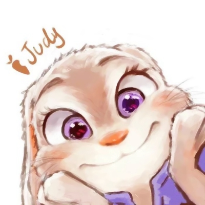 超甜！疯狂动物城朱迪尼克CP情侣头像高清合集（18张）