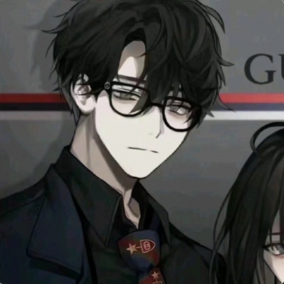 24张二男一女动漫三人情头 高清好看的系列头像