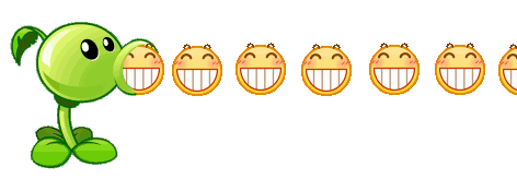 植物大战僵尸豌豆射手发射表情包来啦