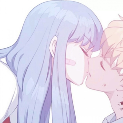 超甜！12组动漫情侣亲吻头像合集