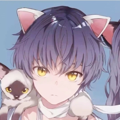 14组高清动漫情侣头像 一男一女配对款