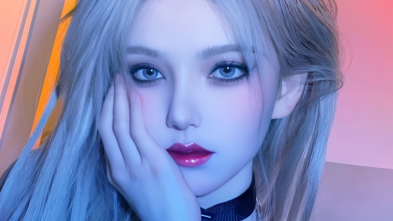 阿狸cosplay长发美女电脑壁纸 多款高清尺寸可选