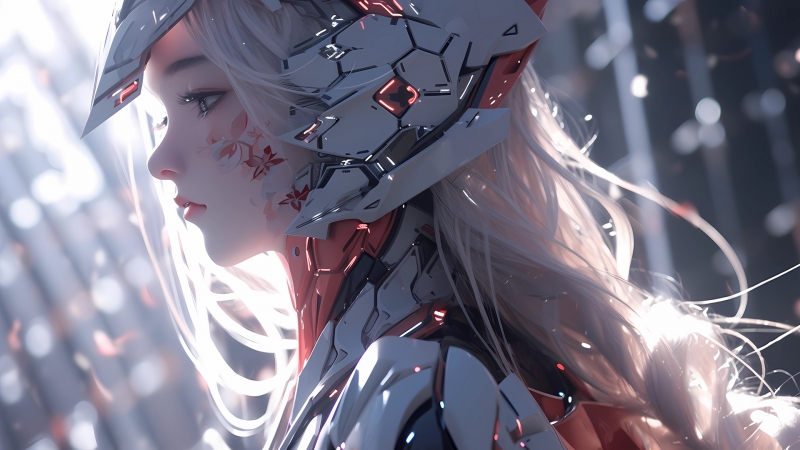 机甲少女唯美动漫壁纸 适配多尺寸电脑桌面