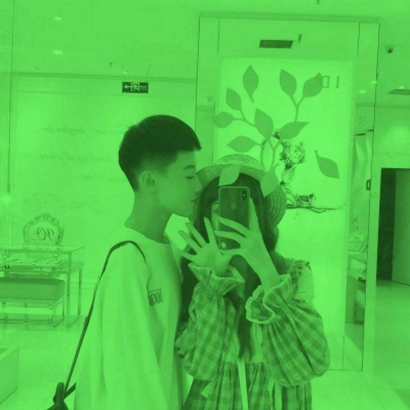 绿色系情侣QQ头像来啦！14张高清个性款直接存