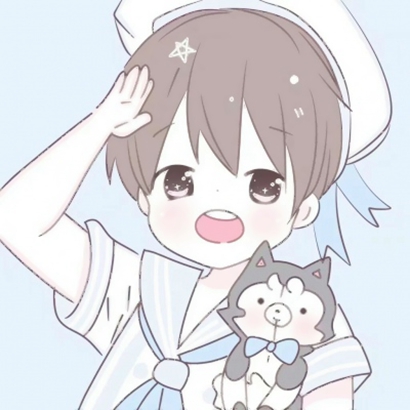 34组超萌动漫情侣头像 可爱卡通一对两张高清图