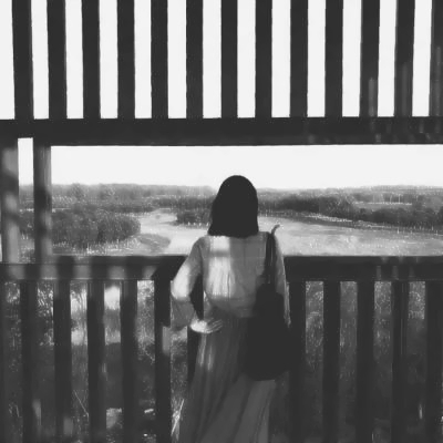 高冷氛围感拉满！一男一女单人背影情头合集（34张高清图）