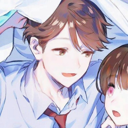 14组高清漫画风一左一右情侣头像 好看又适配