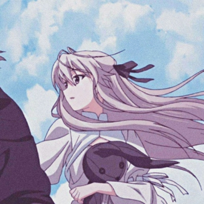 36张高清暖心动漫情侣头像 一男一女分开款QQ情头