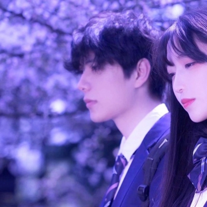 18张高清真人唯美情侣头像 氛围感拉满