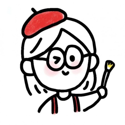 12张超可爱简约手绘情侣头像 一男一女高清图