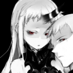 18张超拽黑暗系动漫情侣头像 高清无水印