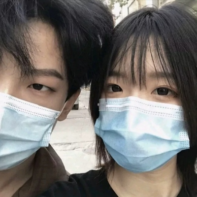 超甜真人双人情侣头像 16张合集