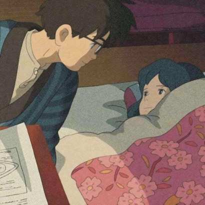 16组复古日系旧漫情头 高清一对两张的情侣头像合集